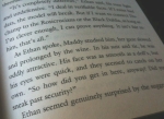 “As Ethan spoke, Maddy studied him…”